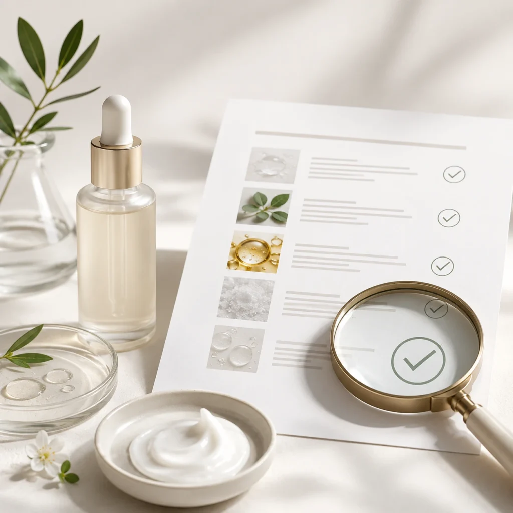 INCI List Preparation & Review