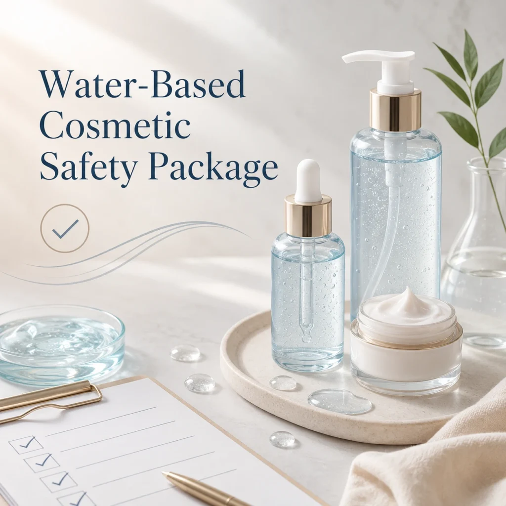 Water-Based Cosmetic Safety Package
